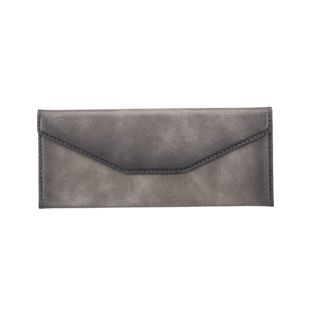 Smart Leather Glasses Case - TORONATA - color_ Sandy Gray