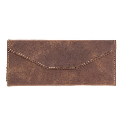 Smart Leather Glasses Case - TORONATA - color_ Brown