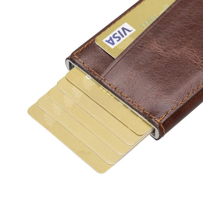 Torres Leather Mechanical Card Holder - TORONATA - color_
