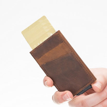 Torres Leather Mechanical Card Holder - TORONATA - color_