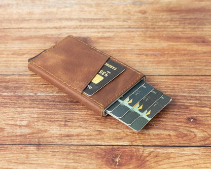 Torres Leather Mechanical Card Holder - TORONATA - color_