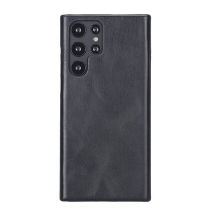 Ultimate Jacket Samsung Galaxy S22 Series Leather Case / UJ - TORONATA - color_ Galaxy S22 Ultra Black