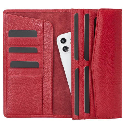 Vince Leather Women Wallet - TORONATA - color_ Red