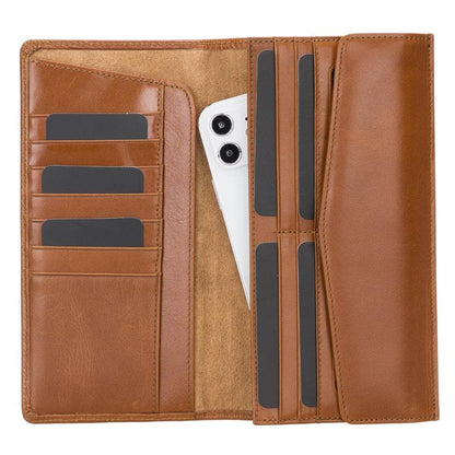 Vince Leather Women Wallet - TORONATA - color_ Tan