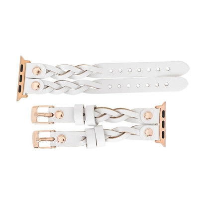 York Ferro Style Leather Apple Watch Double Band - TORONATA - color_