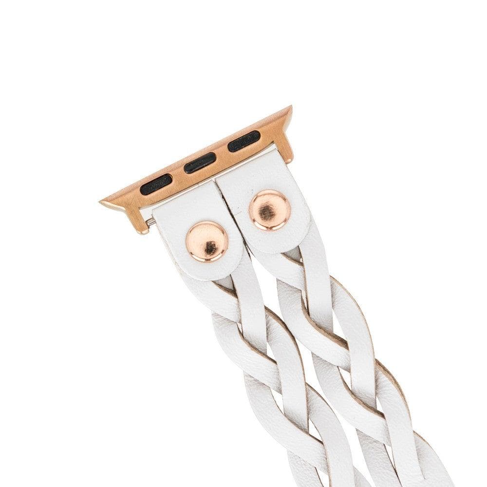 York Ferro Style Leather Apple Watch Double Band - TORONATA - color_