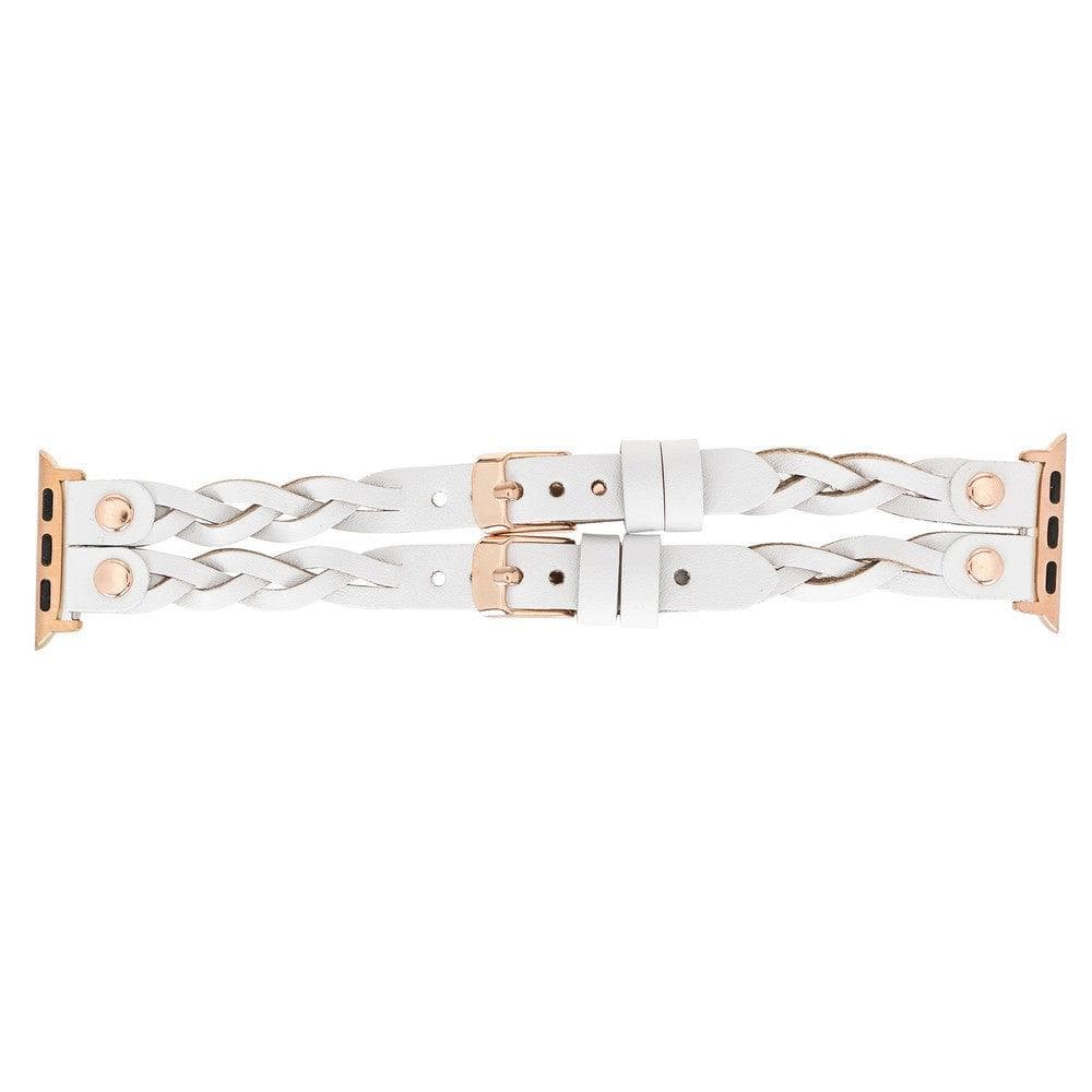 York Ferro Style Leather Apple Watch Double Band - TORONATA - color_