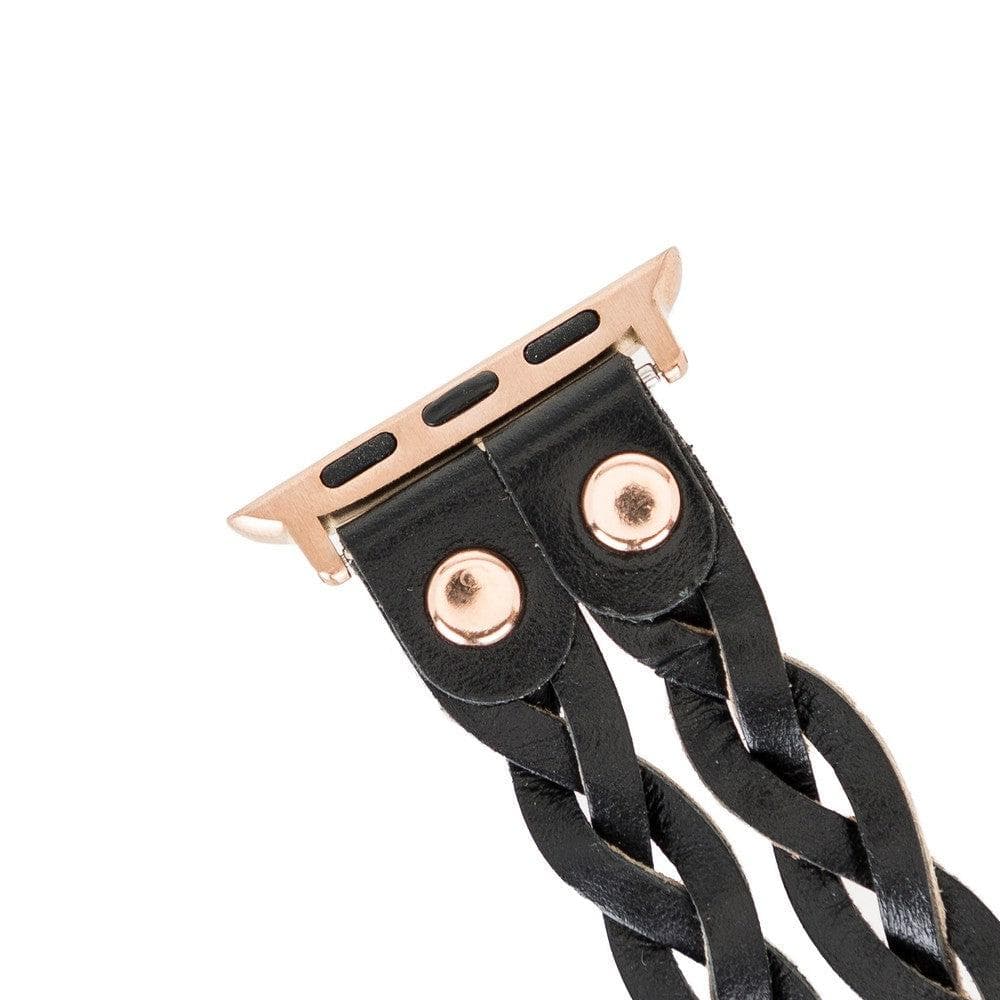 York Ferro Style Leather Apple Watch Double Band - TORONATA - color_