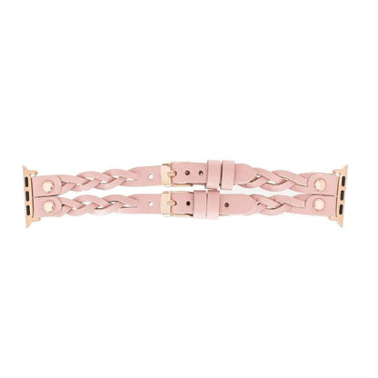 York Ferro Style Leather Apple Watch Double Band - TORONATA - color_