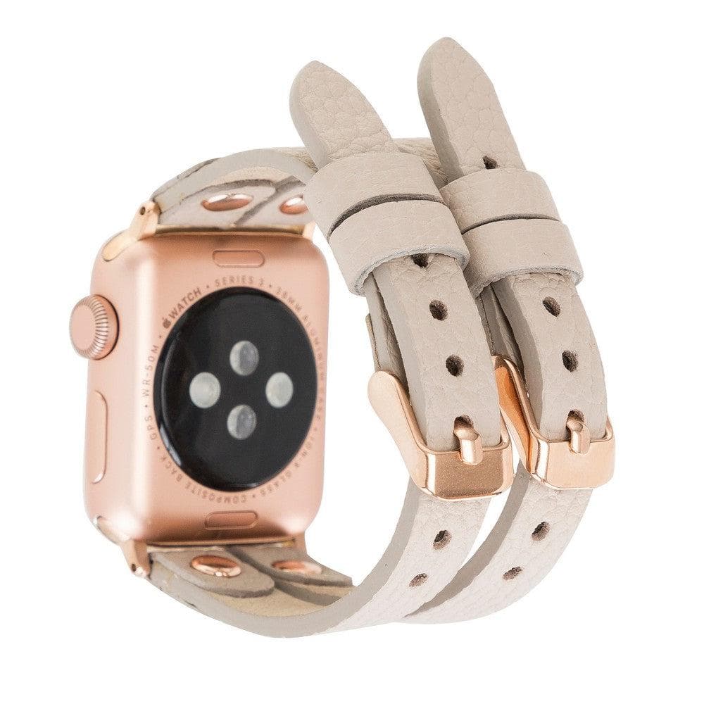 Ely Leather Apple Watch Double Band - TORONATA - color_