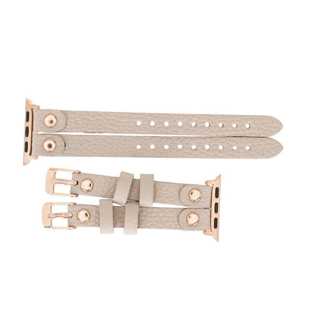 Ely Leather Apple Watch Double Band - TORONATA - color_