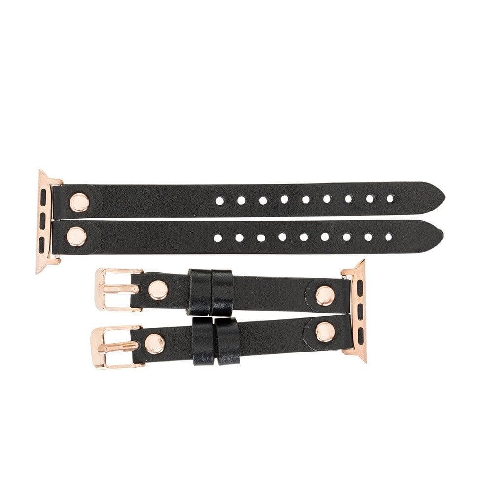 Ely Leather Apple Watch Double Band - TORONATA - color_