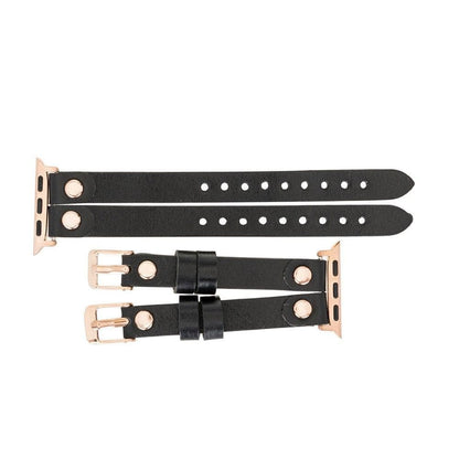 Ely Leather Apple Watch Double Band - TORONATA - color_