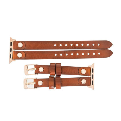 Ely Leather Apple Watch Double Band - TORONATA - color_