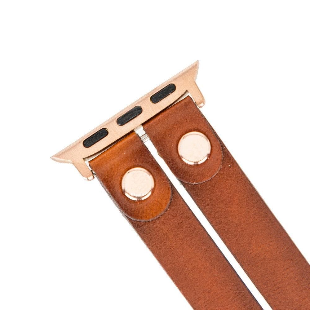 Ely Leather Apple Watch Double Band - TORONATA - color_