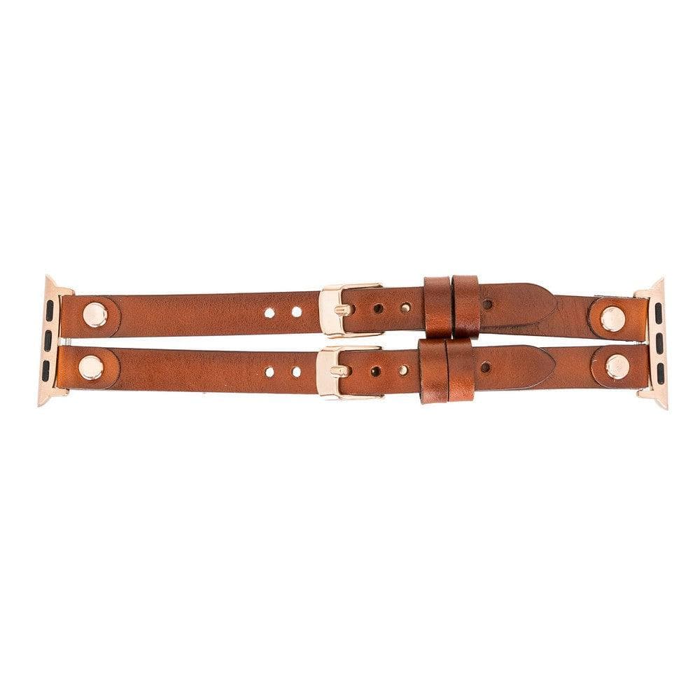 Ely Leather Apple Watch Double Band - TORONATA - color_