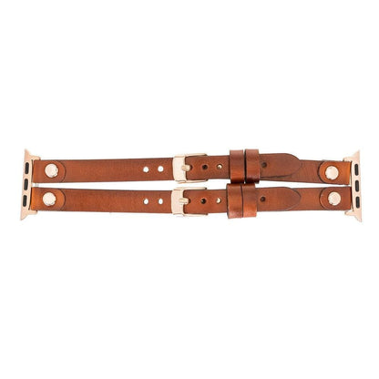 Ely Leather Apple Watch Double Band - TORONATA - color_