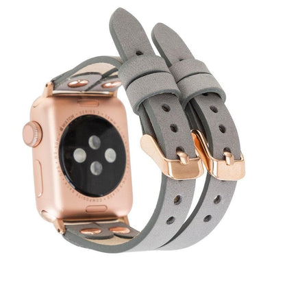 Ely Leather Apple Watch Double Band - TORONATA - color_