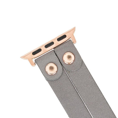 Ely Leather Apple Watch Double Band - TORONATA - color_