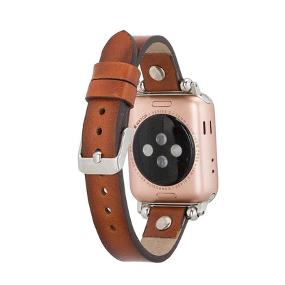 Visby Ferro Style Leather Apple Watch Band - TORONATA - color_