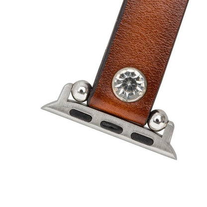 Visby Ferro Style Leather Apple Watch Band - TORONATA - color_