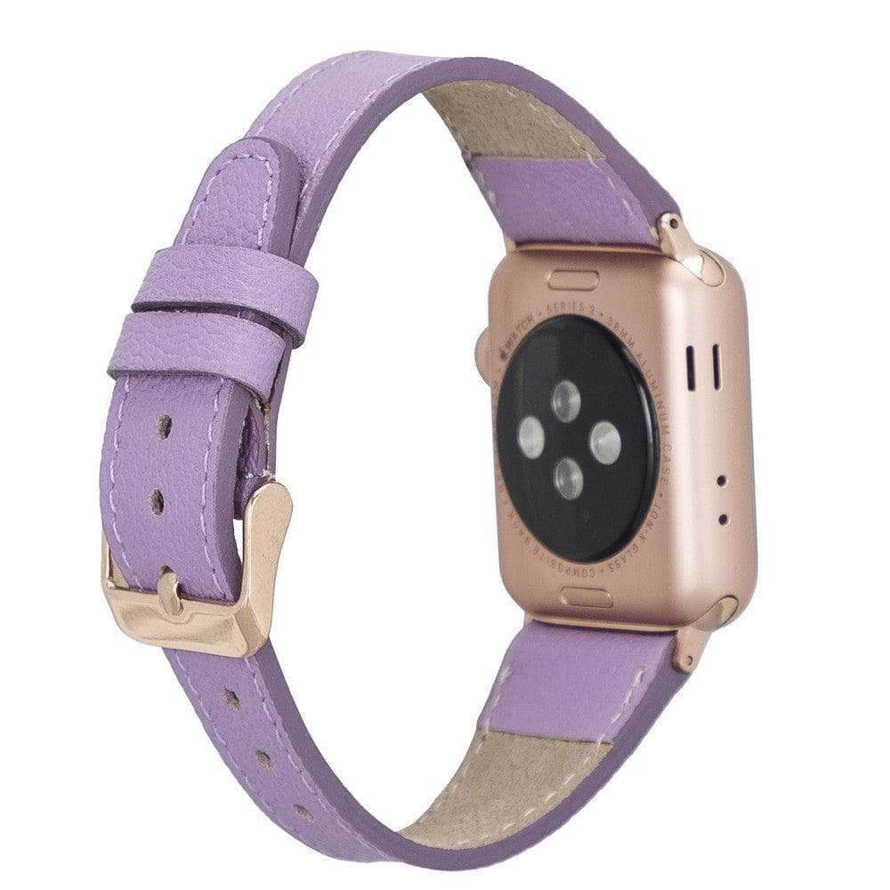 Roma Style Leather Apple Watch Band - TORONATA - color_