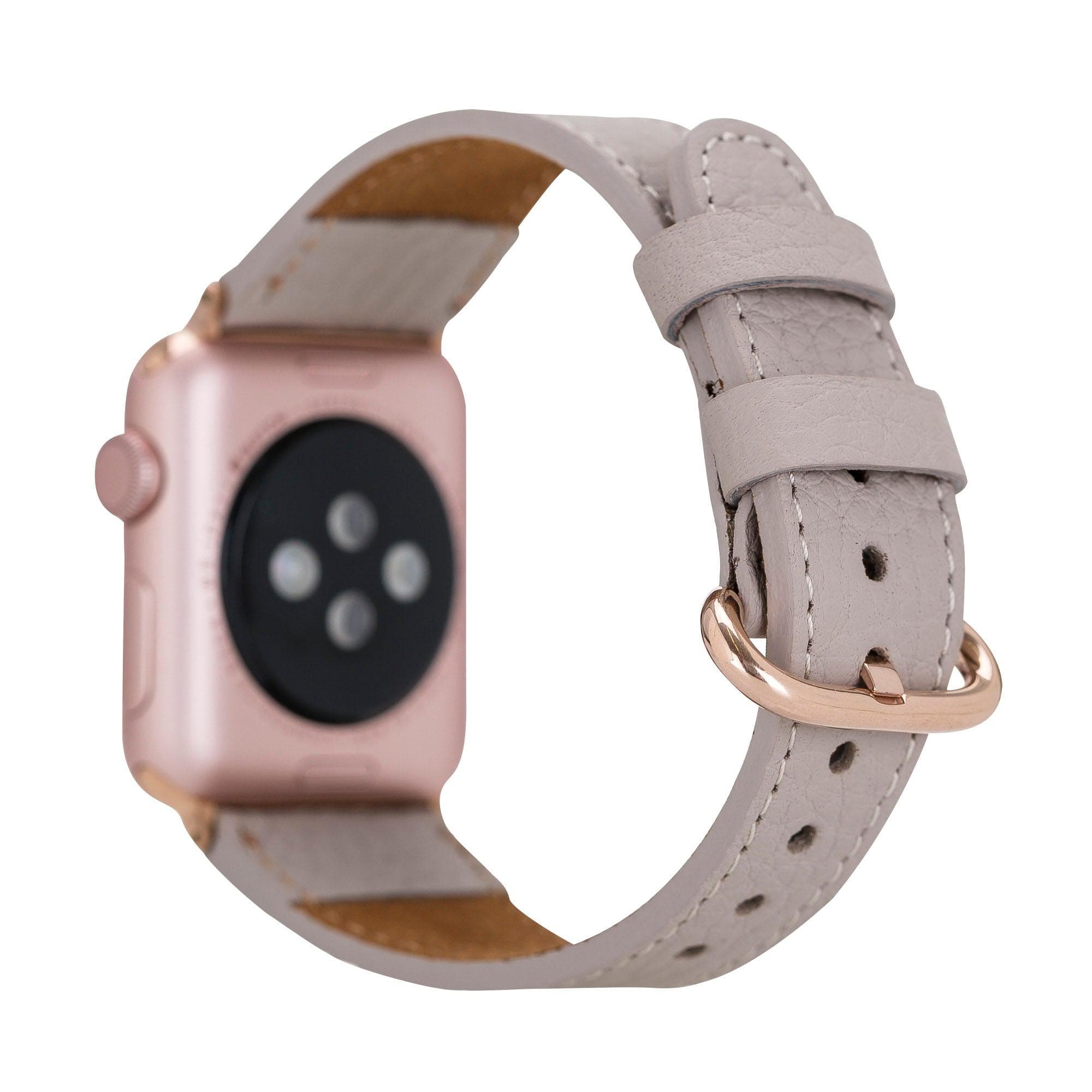 Roma Style Leather Apple Watch Band - TORONATA - color_