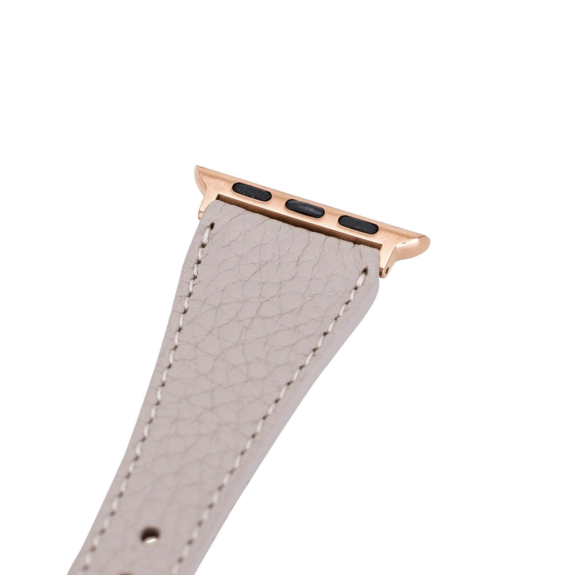 Roma Style Leather Apple Watch Band - TORONATA - color_