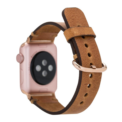 Roma Style Leather Apple Watch Band - TORONATA - color_