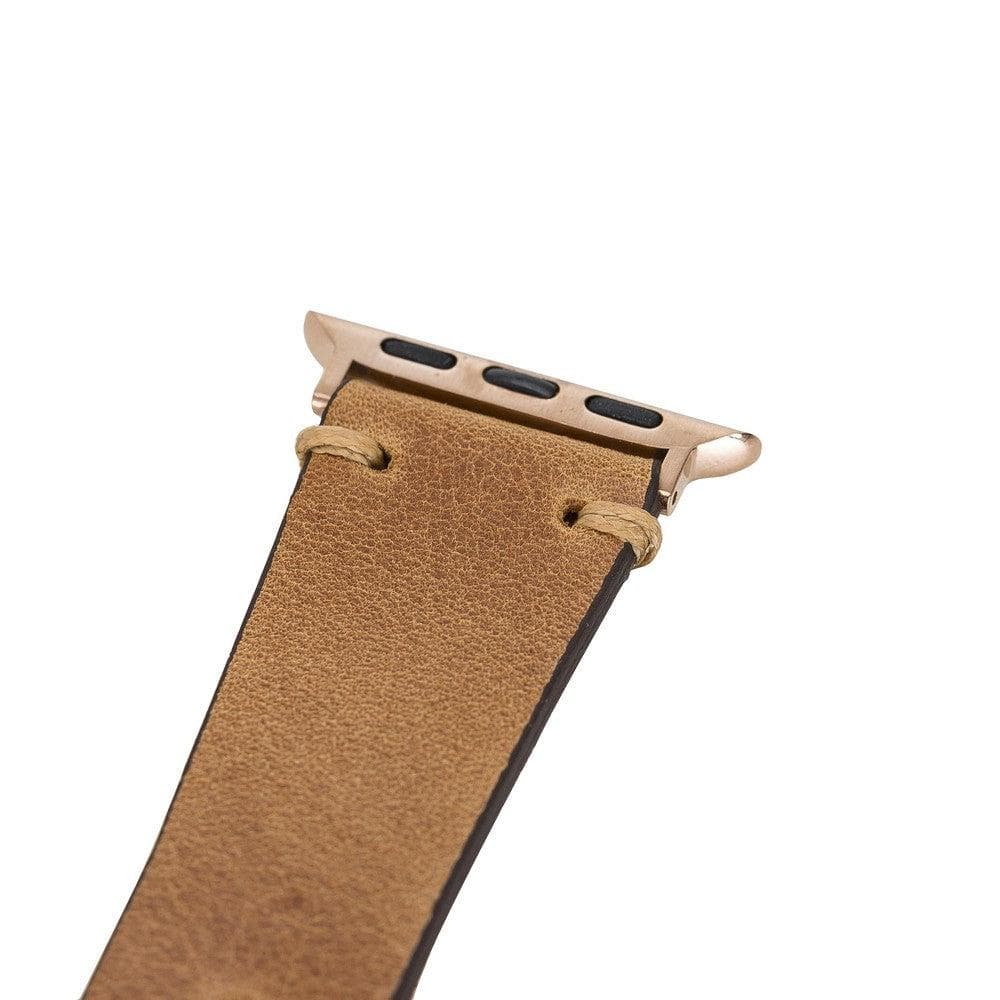 Roma Style Leather Apple Watch Band - TORONATA - color_