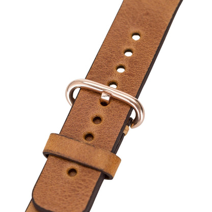 Roma Style Leather Apple Watch Band - TORONATA - color_