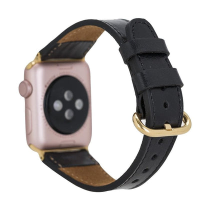 Roma Style Leather Apple Watch Band - TORONATA - color_