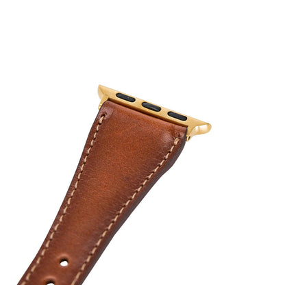 Roma Style Leather Apple Watch Band - TORONATA - color_