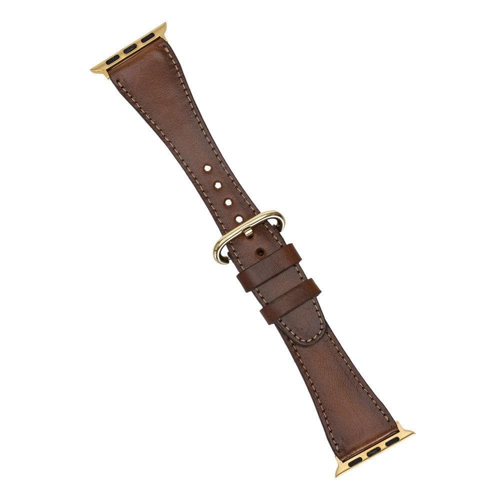 Roma Style Leather Apple Watch Band - TORONATA - color_