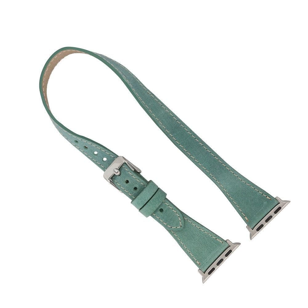 Slim Double Tour Leather Apple Watch Band - TORONATA - color_