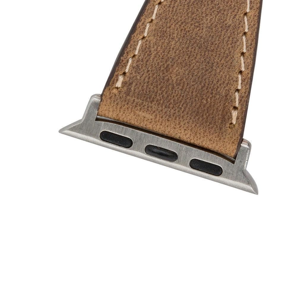 Slim Double Tour Leather Apple Watch Band - TORONATA - color_
