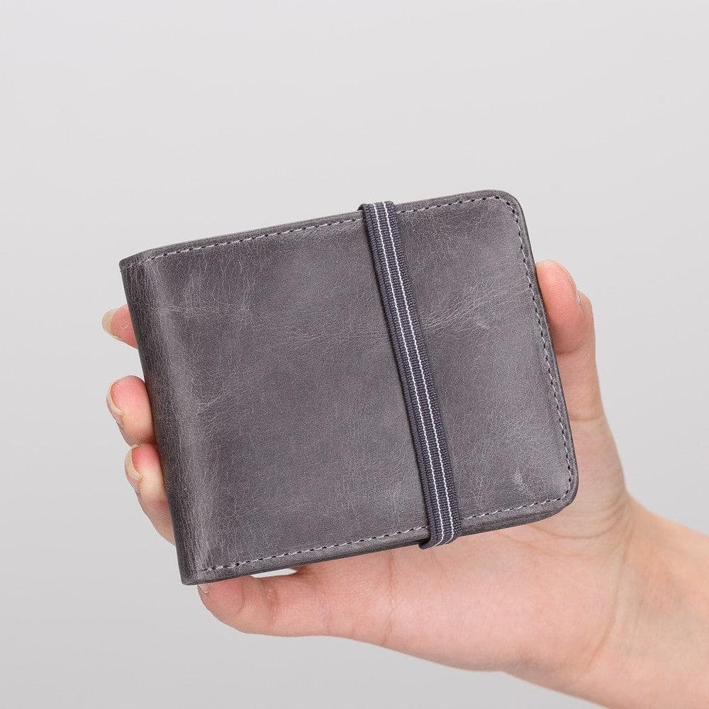 Yosef Leather Wallet - TORONATA - color_ Gray