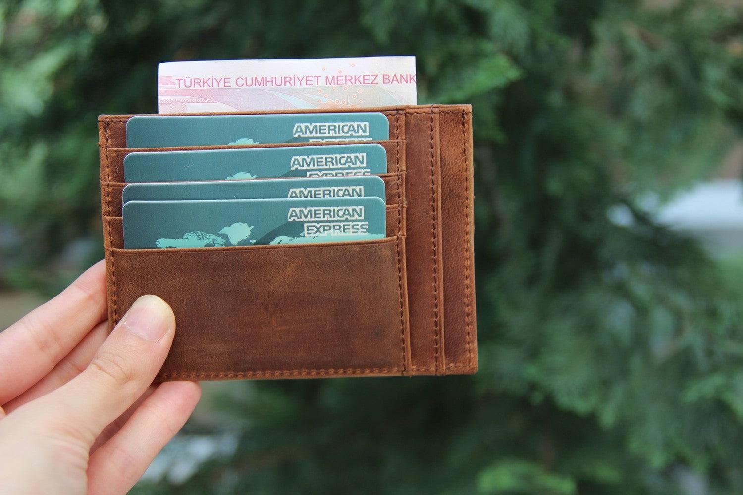 Zip Leather Card Holder - TORONATA - color_