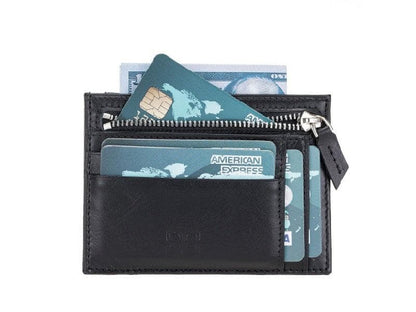 Zip Leather Card Holder - TORONATA - color_