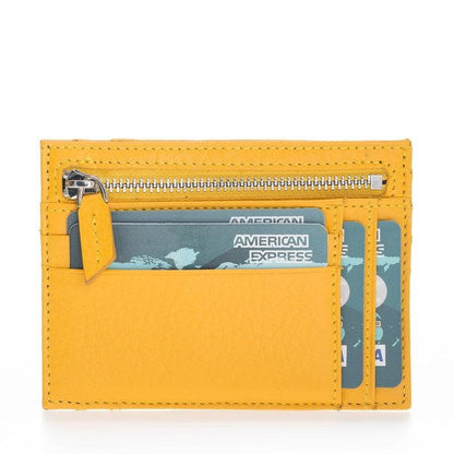 Zip Leather Card Holder - TORONATA - color_