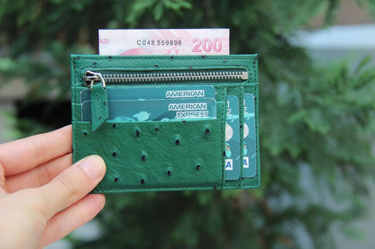 Zip Leather Card Holder - TORONATA - color_