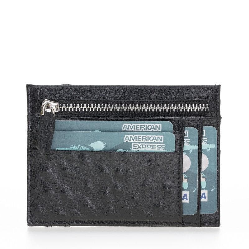Zip Leather Card Holder - TORONATA - color_