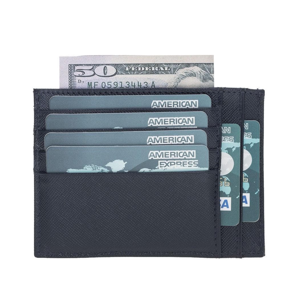 Zip Leather Card Holder - TORONATA - color_