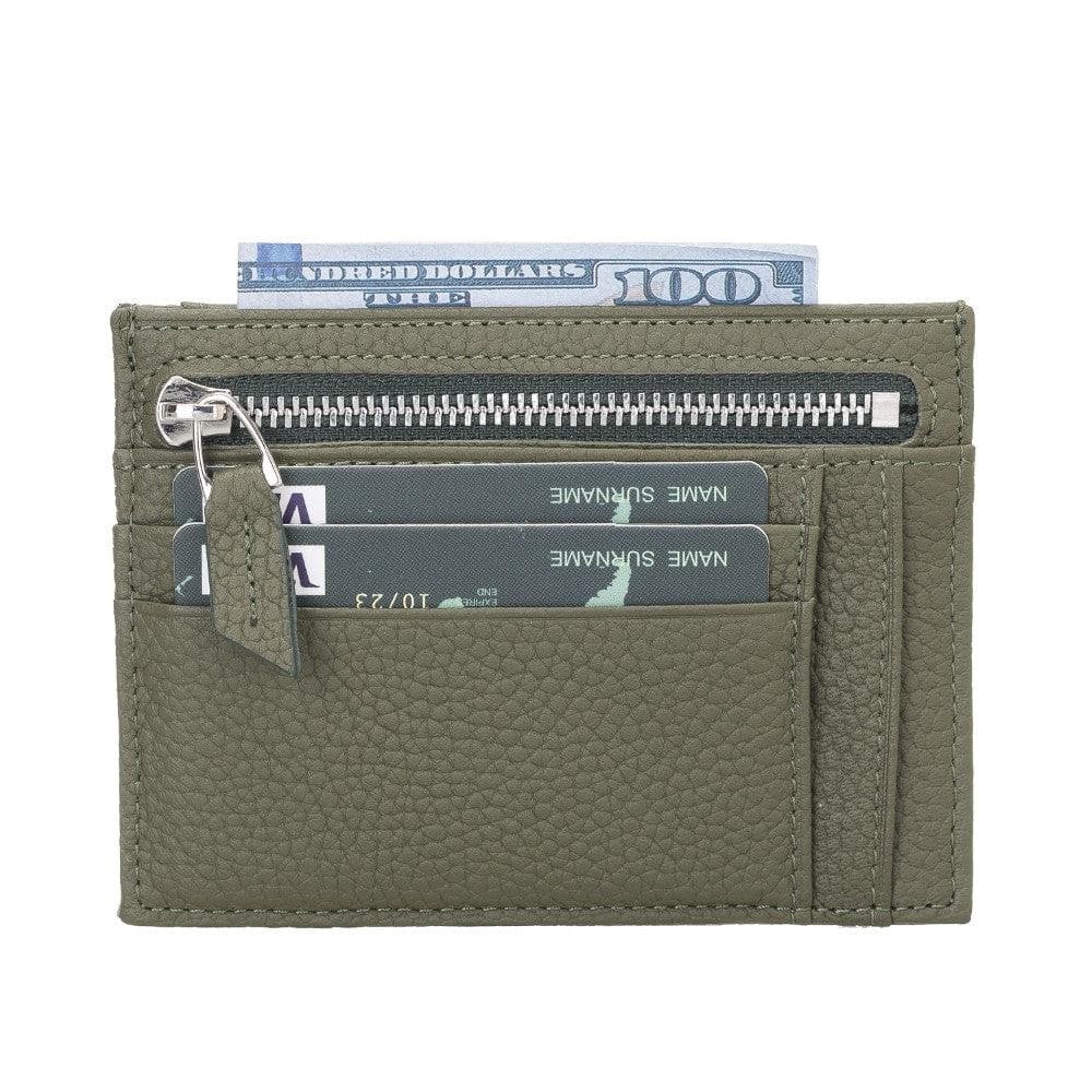 Zip Leather Card Holder - TORONATA - color_