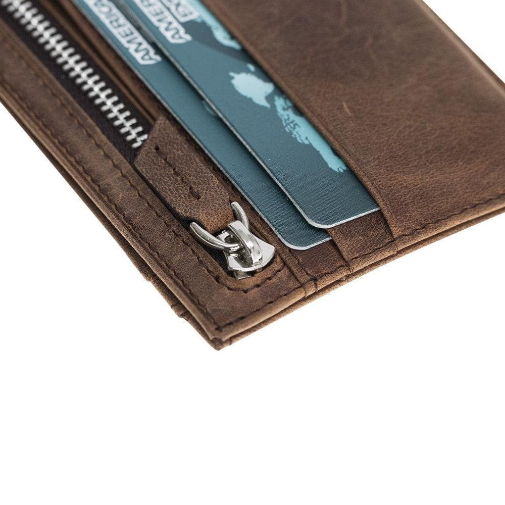 Zip Leather Card Holder - TORONATA - color_