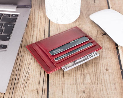 Zip Leather Card Holder - TORONATA - color_