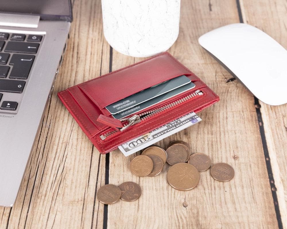 Zip Leather Card Holder - TORONATA - color_