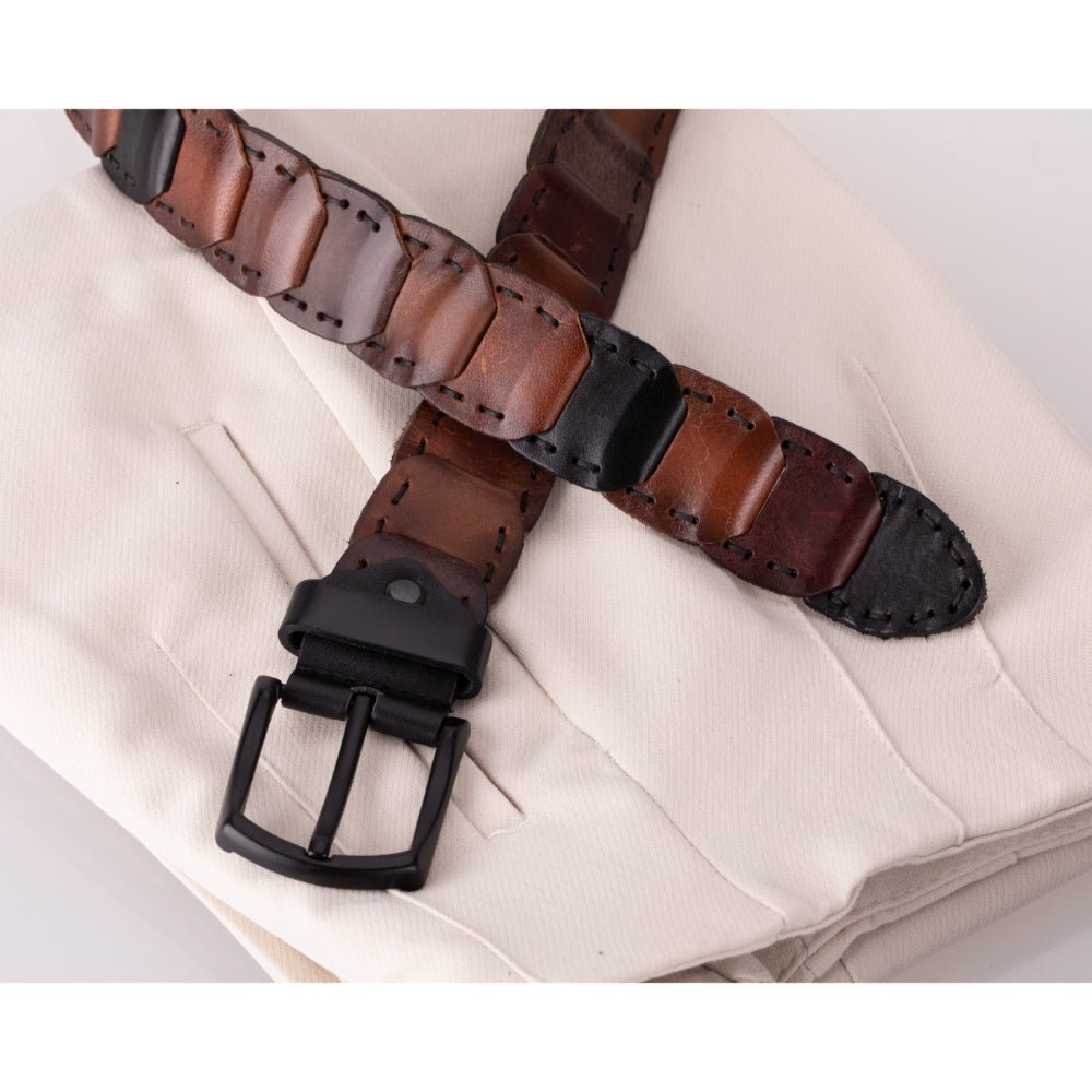 Bessemer Braided Leather Belt for MenTORONATA - 