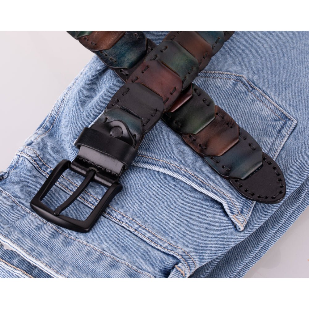 Bessemer Braided Leather Belt for MenTORONATA - 