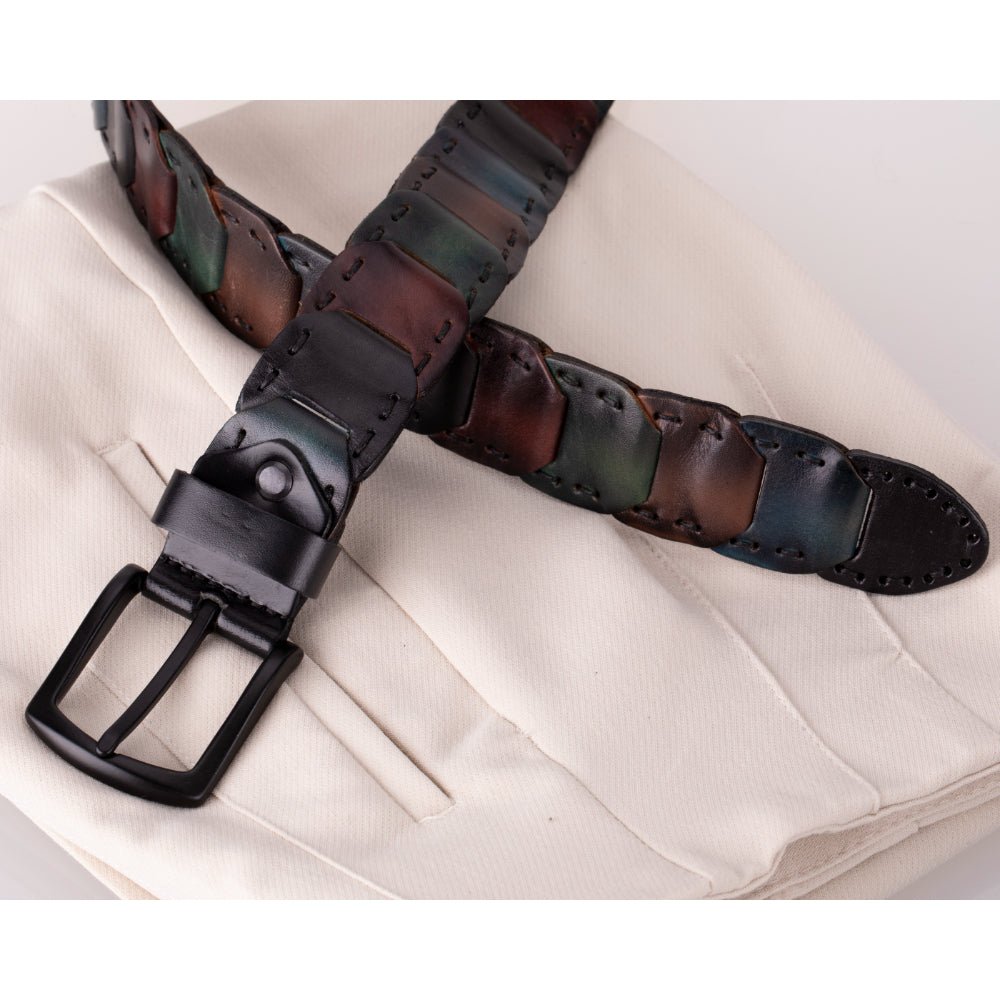 Bessemer Braided Leather Belt for MenTORONATA - 